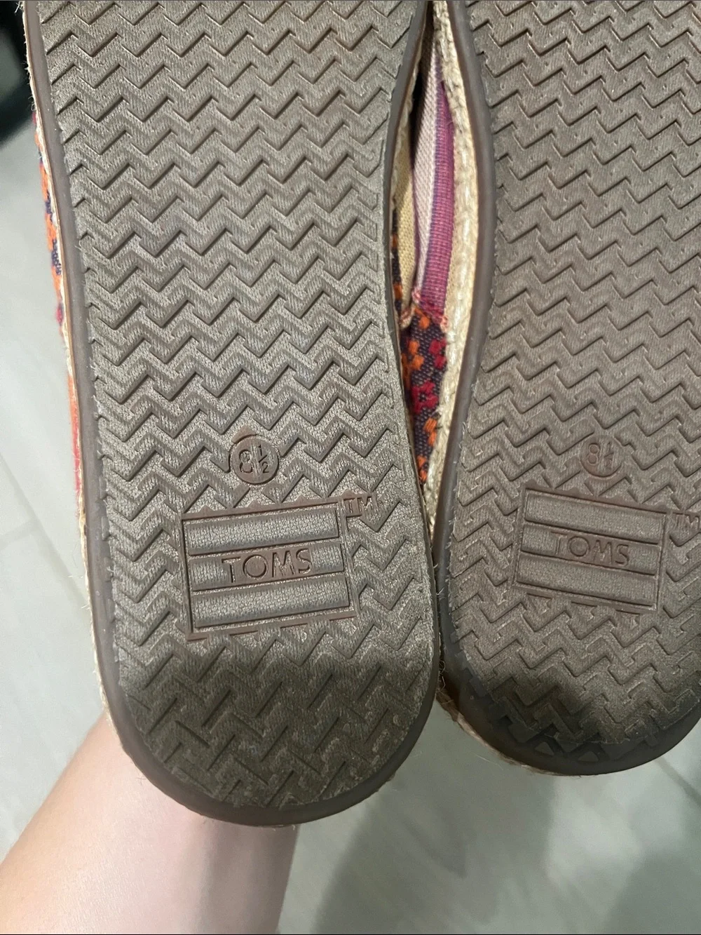 TOMS Multicolor Woven Slip-On Espadrilles - Picture 4 of 11